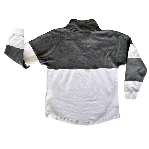 Victoria Secret Y2K PINK Sweatshirt Womens Small Gray White Pullover Relaxed Fit - Picture 3 of 11